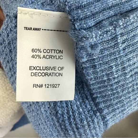 Johnnie -O V Neck Long Sleeve Belmore Sweater XXL Laguna Blue Lightweight‎ - Picture 7 of 9